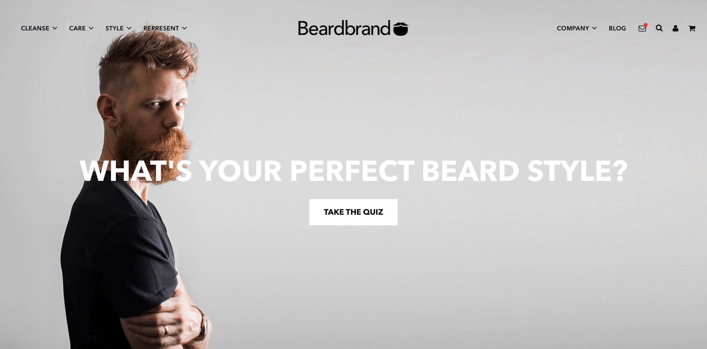 Beardbrand Quiz Personalization