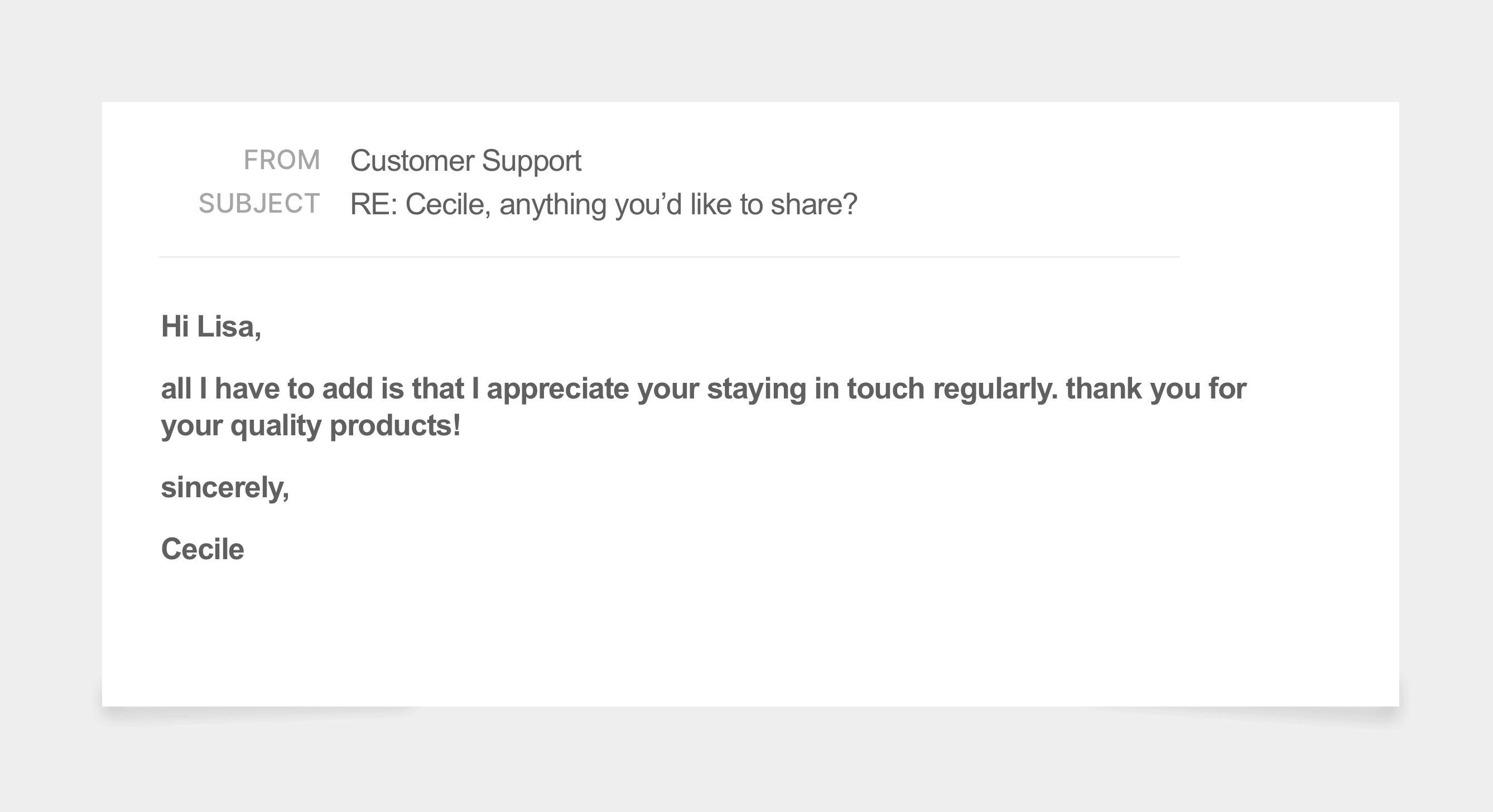 Customer Feedback NPS