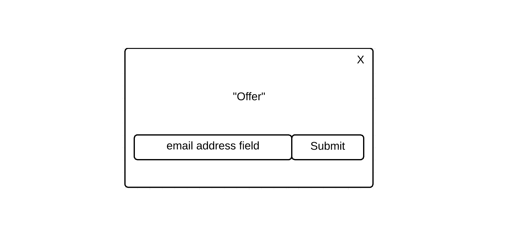 Pop Up Wireframe